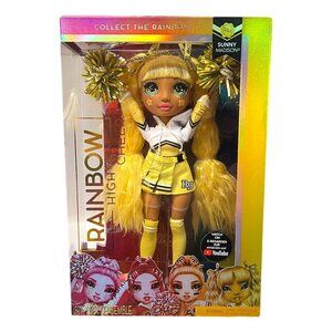 Rainbow High Sunny Madison Cheerleader Yellow Fashion Doll 10 in MGA New 2020